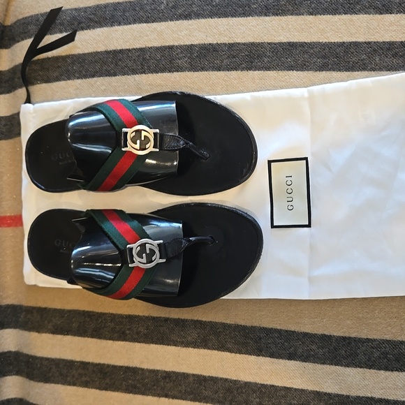 Gucci Thong Flip Flop Sandals Size Men 7 - Picture 13 of 16